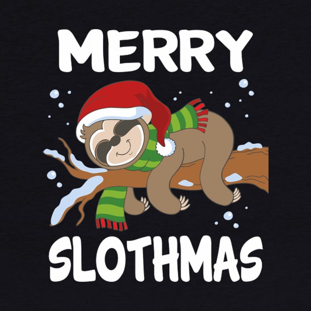 Merry Slothmas Sloth Santa by Weirdcore